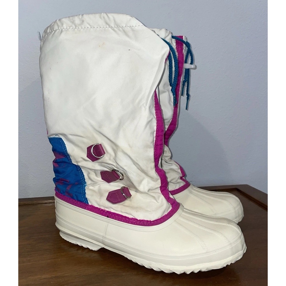 Sorel Freestyle Snow Boots Women's Sz 10 Winter 1990's Retro